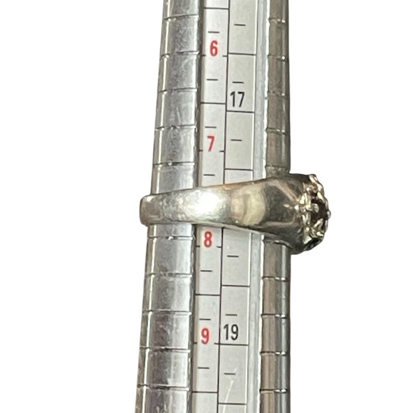 Michelle Albala 925 Silver and Amethyst Statement Ring - Picture 6 of 8